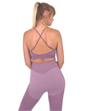 Load image into Gallery viewer, Megara Seamless Sports Bra - Purple