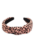 Load image into Gallery viewer, Hdh3135pk - Pink Animal Print Fabric Fashion Headband Riah Fashion