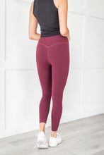 Load image into Gallery viewer, Ciara Leggings- Wine Living Free Beauty