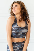 Load image into Gallery viewer, Falling for You Camo Sports Bra Living Free Beauty
