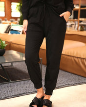 Load image into Gallery viewer, Stacy Loungewear Bottom - Black Savoy Active