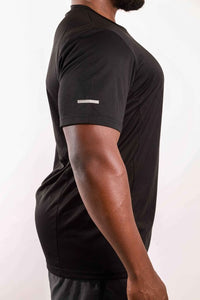 Short Sleeve Shirt - Black Savoy Active